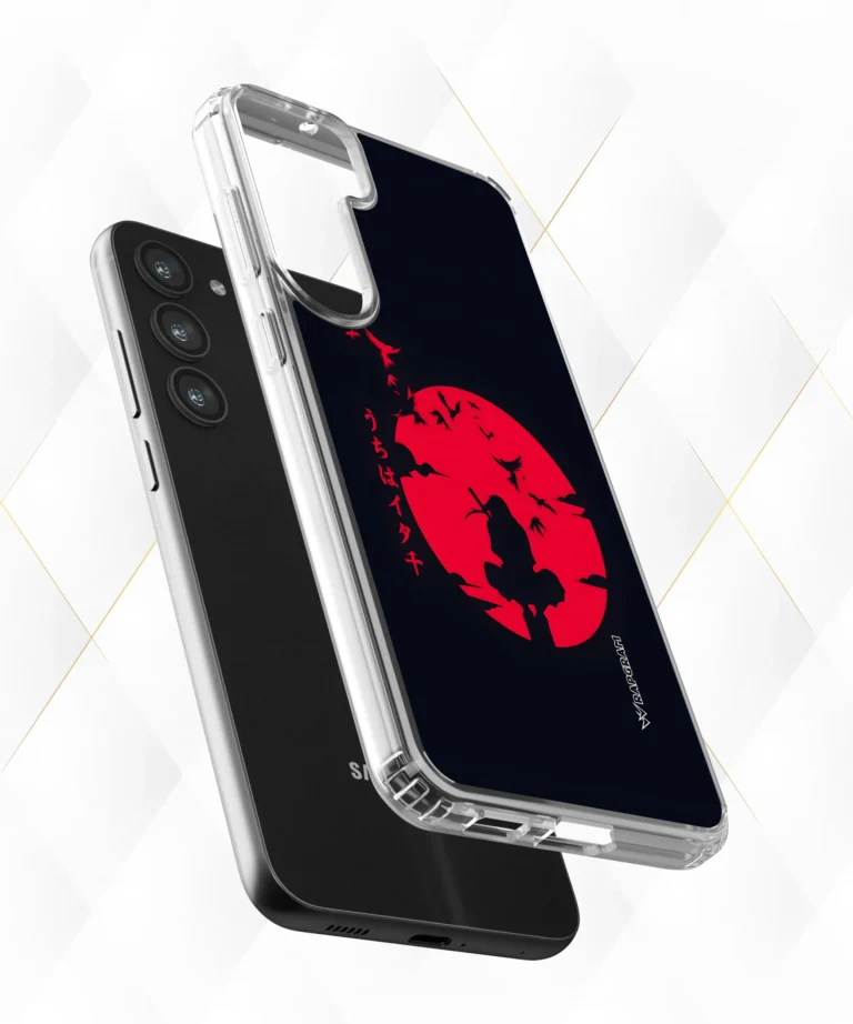 Itachi Black Red Silicone Case