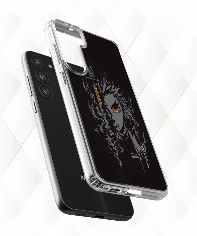 Rengoku Black Silicone Case