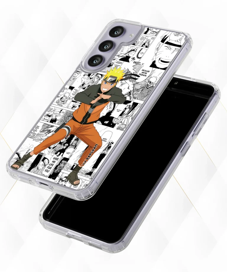 Naruto Manga Collage Silicone Case