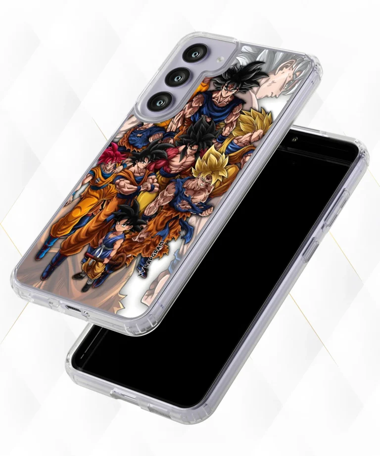 Goku All Forms Silicone Case