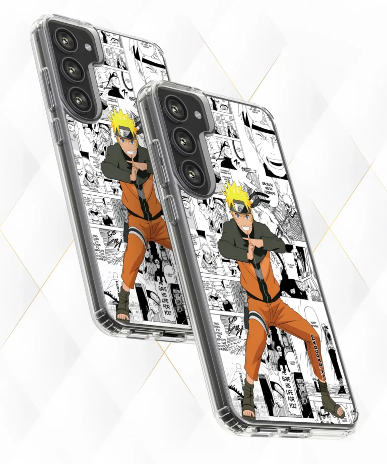 Naruto Manga Collage Silicone Case