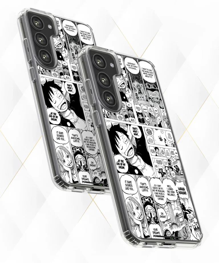 Luffy Manga Panel Silicone Case