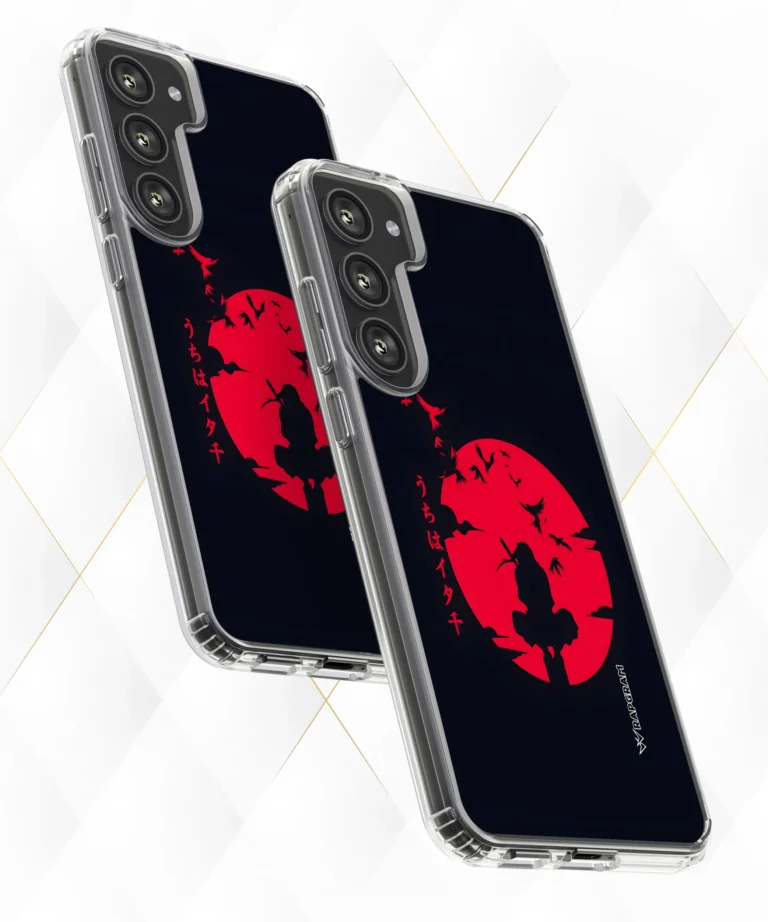 Itachi Black Red Silicone Case