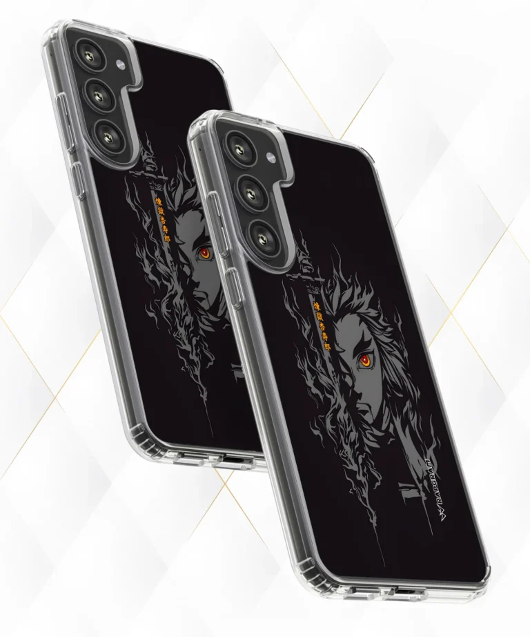 Rengoku Black Silicone Case