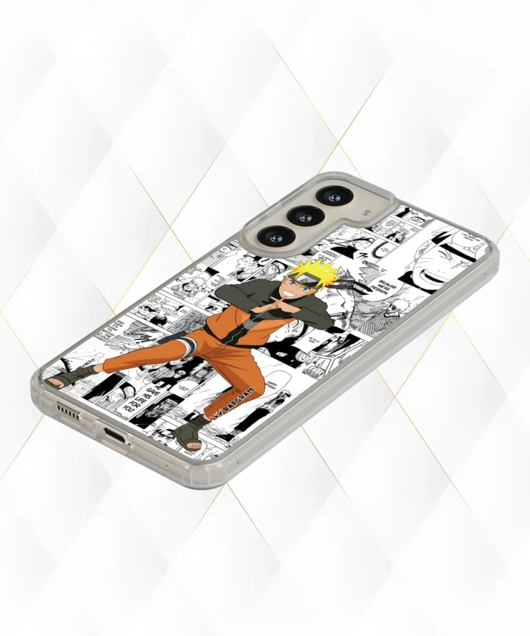 Naruto Manga Collage Silicone Case