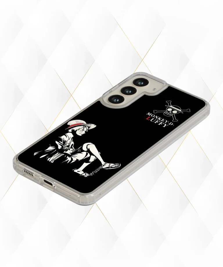 D Luffy Black Silicone Case