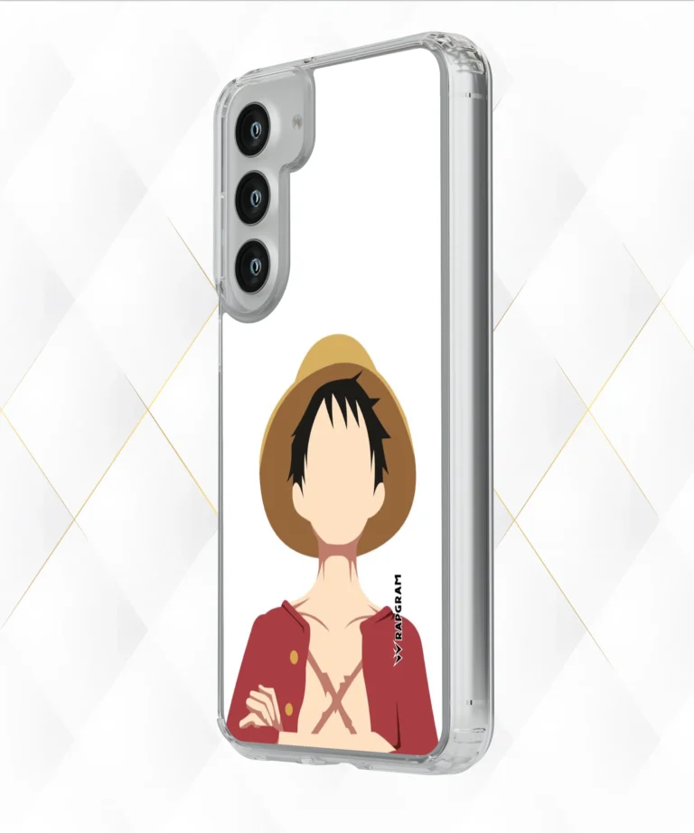 Luffy White Silicone Case