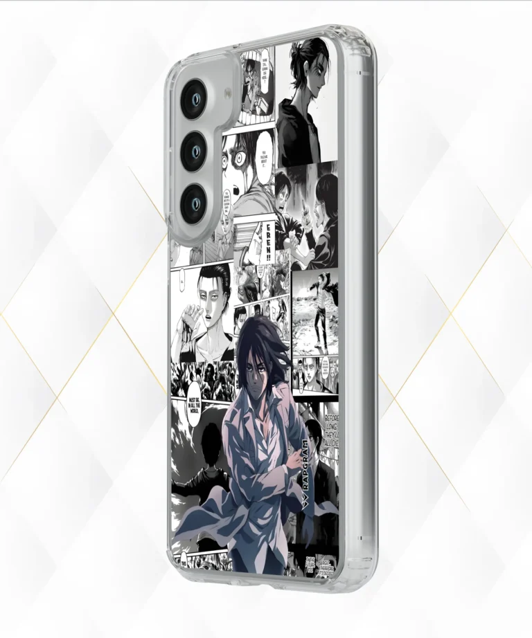 Eren Manga Panel Silicone Case