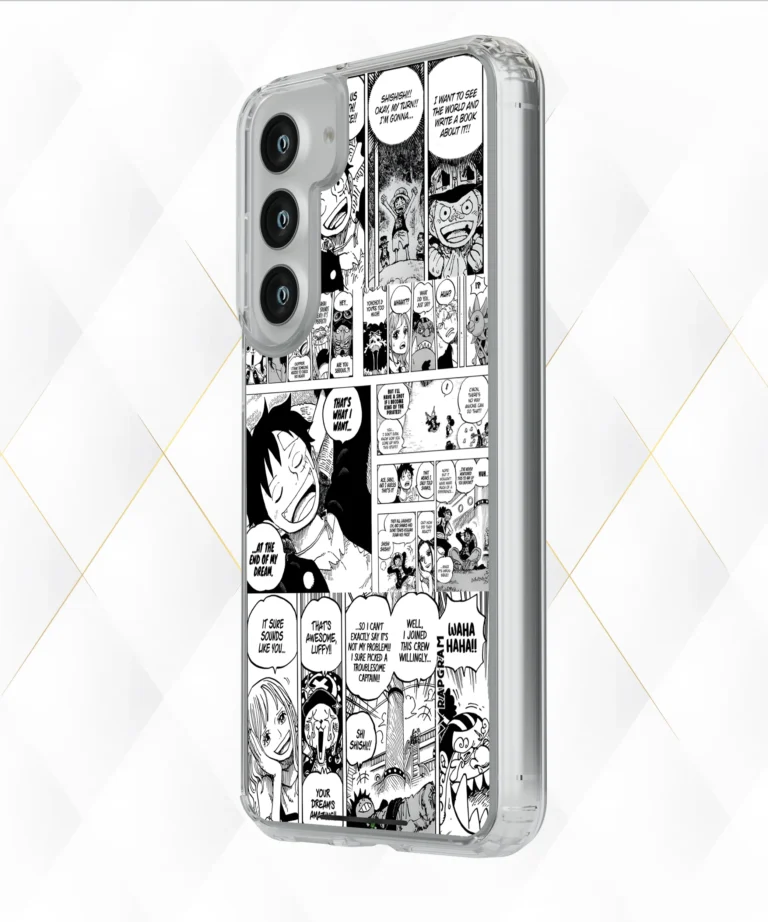 Luffy Manga Panel Silicone Case