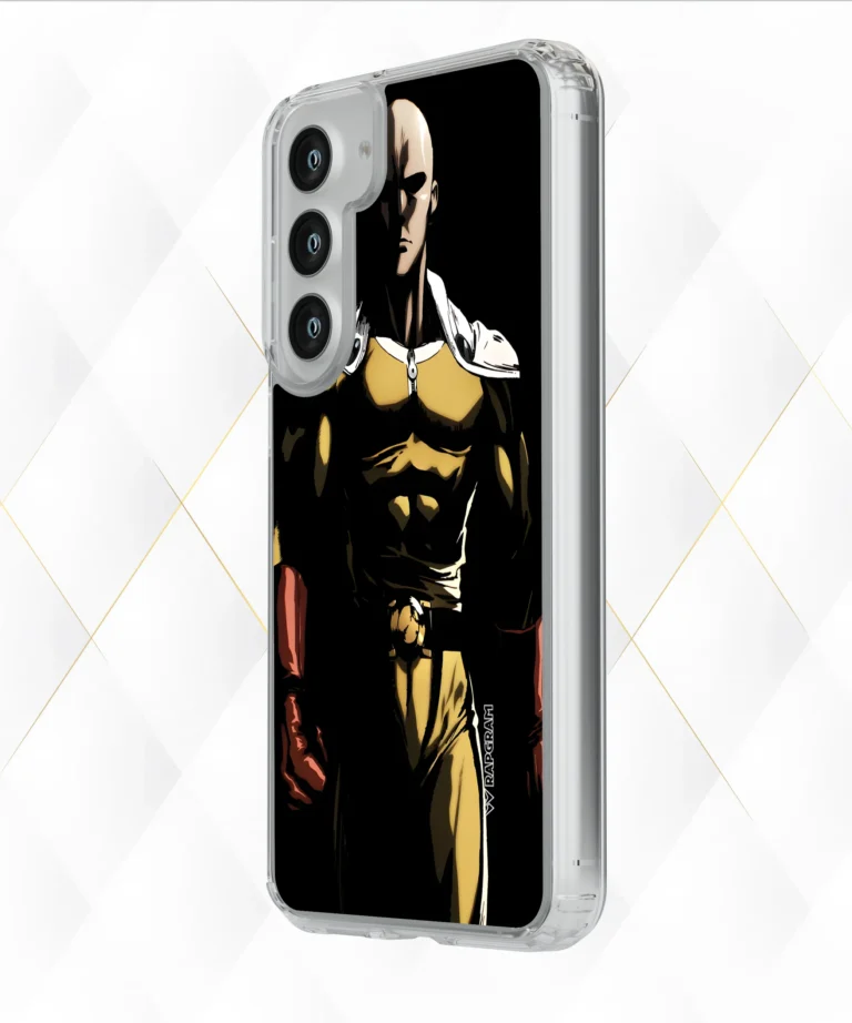 Saitama Black  Silicone Case