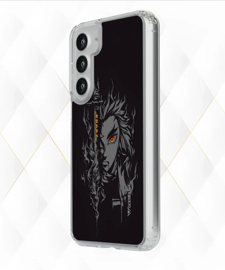 Rengoku Black Silicone Case