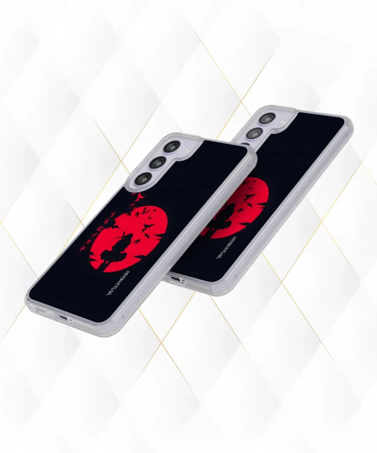 Itachi Black Red Silicone Case