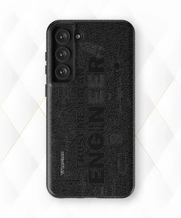 Engineer Trust Black Leather Case