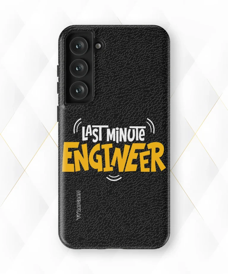 Last Engineer Black Leather Case