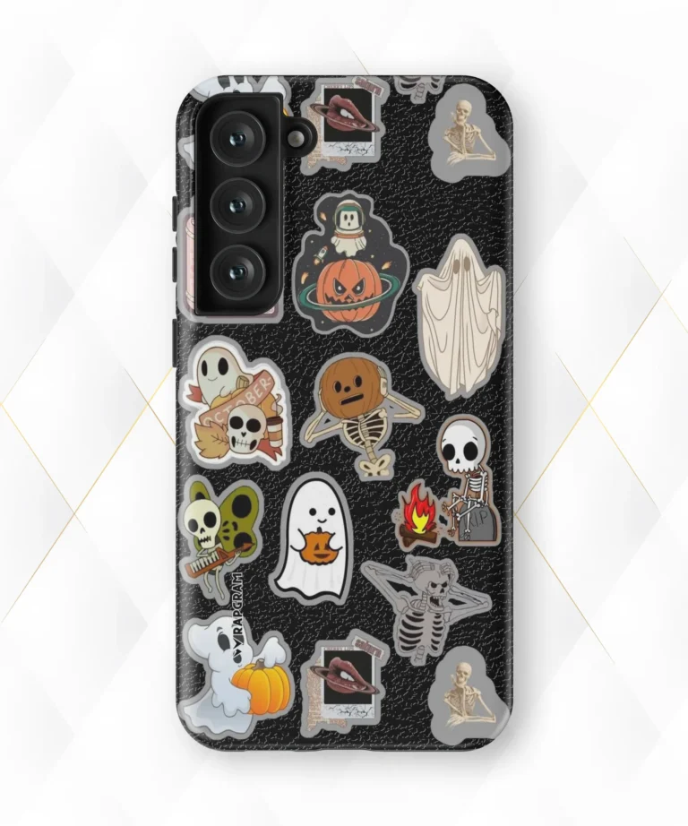 Halloween Club Black Leather Case