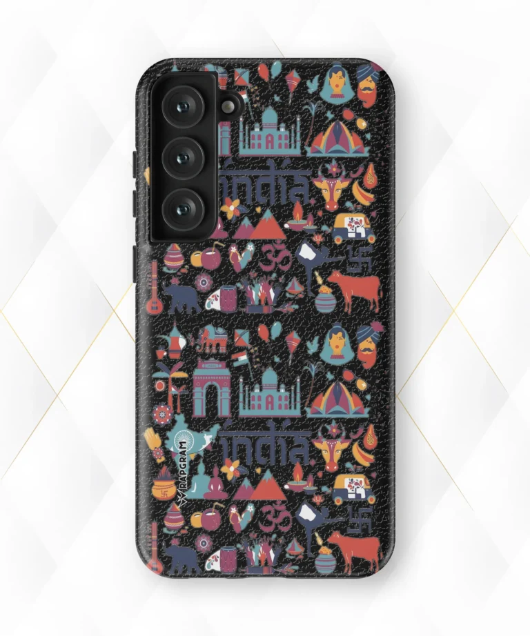 Indian Dreams Black Leather Case