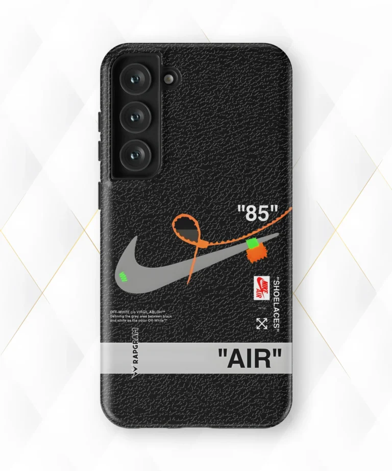 Air Nike Black Leather Case