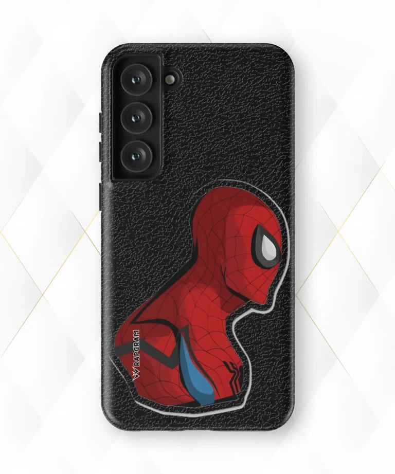 Spider View Black Leather Case
