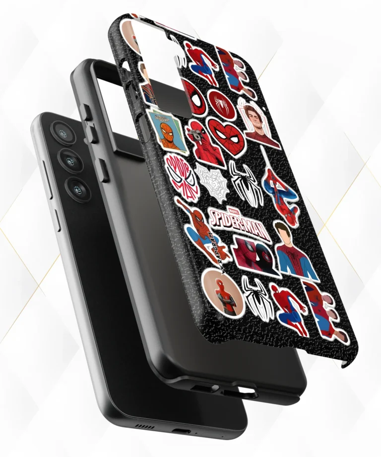 Spider Verse Black Leather Case