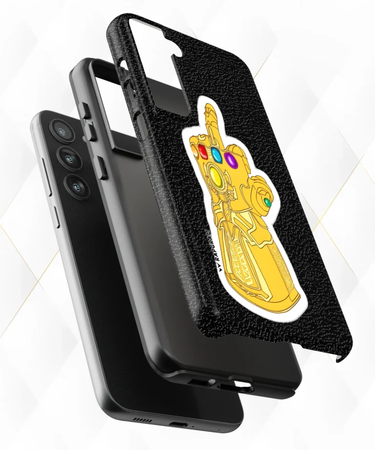 Thanos Flip Black Leather Case