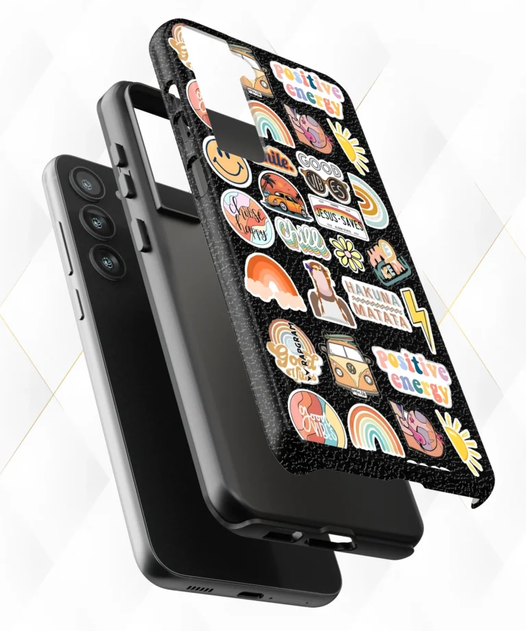 Hakuna Matata Black Leather Case