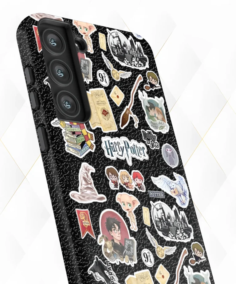 Potter Verse Black Leather Case