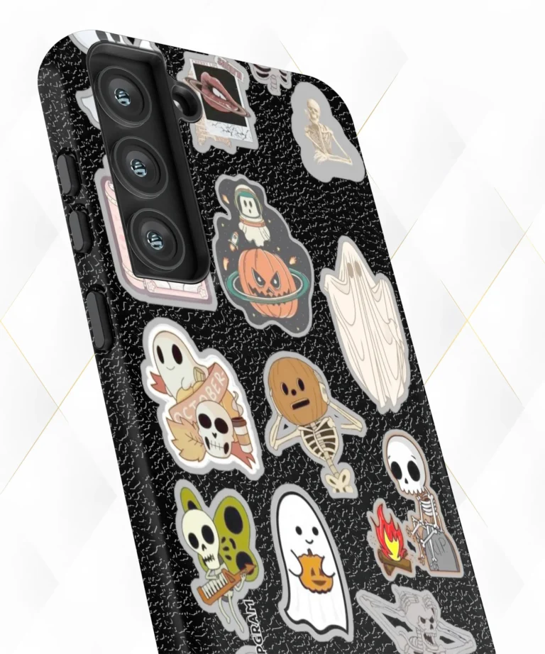 Halloween Club Black Leather Case