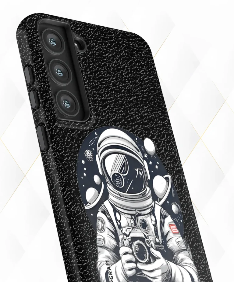 Need Space Black Leather Case