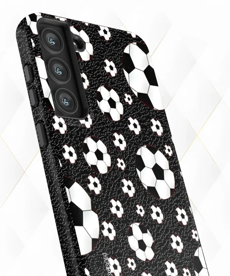 Football Club Black Leather Case