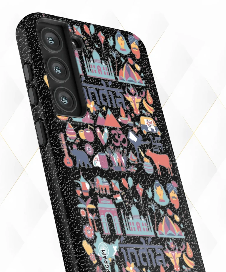 Indian Dreams Black Leather Case