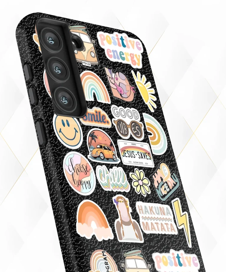 Hakuna Matata Black Leather Case