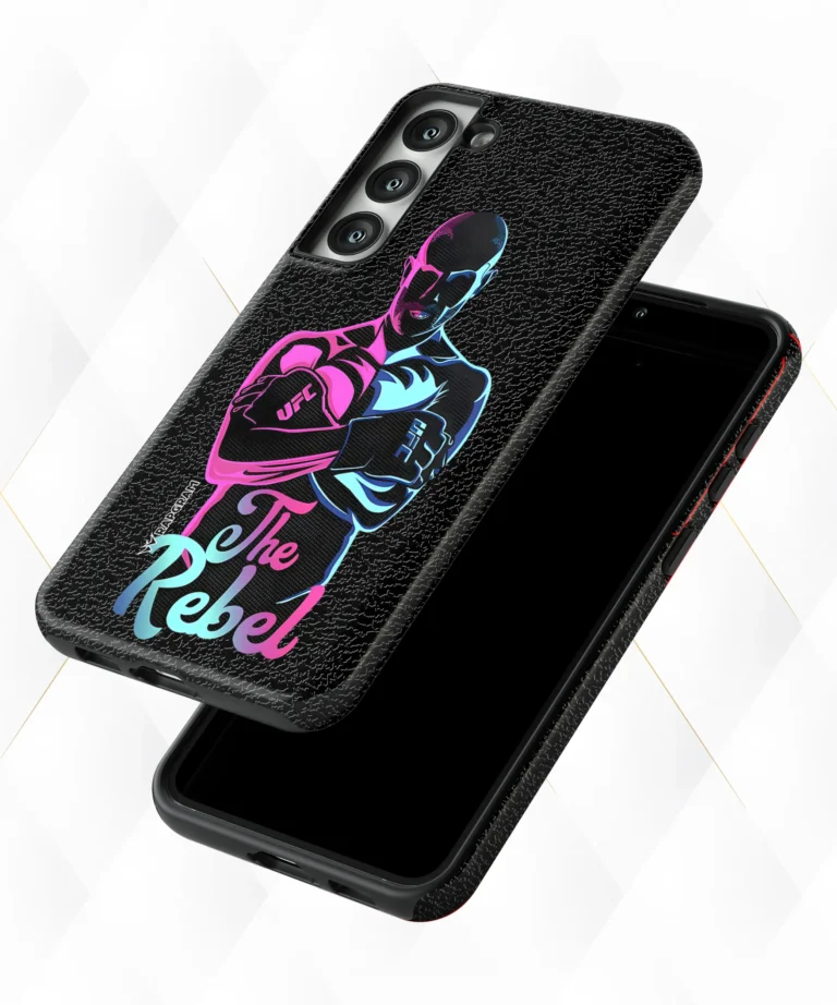 The Rebel Black Leather Case