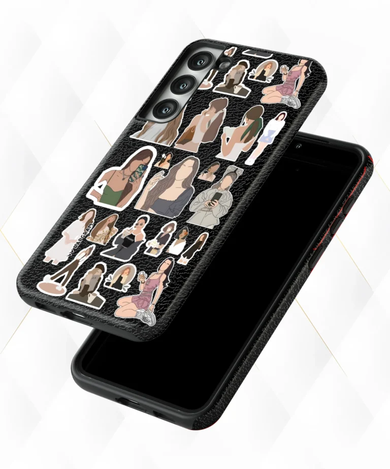 Her Swag Black Leather Case