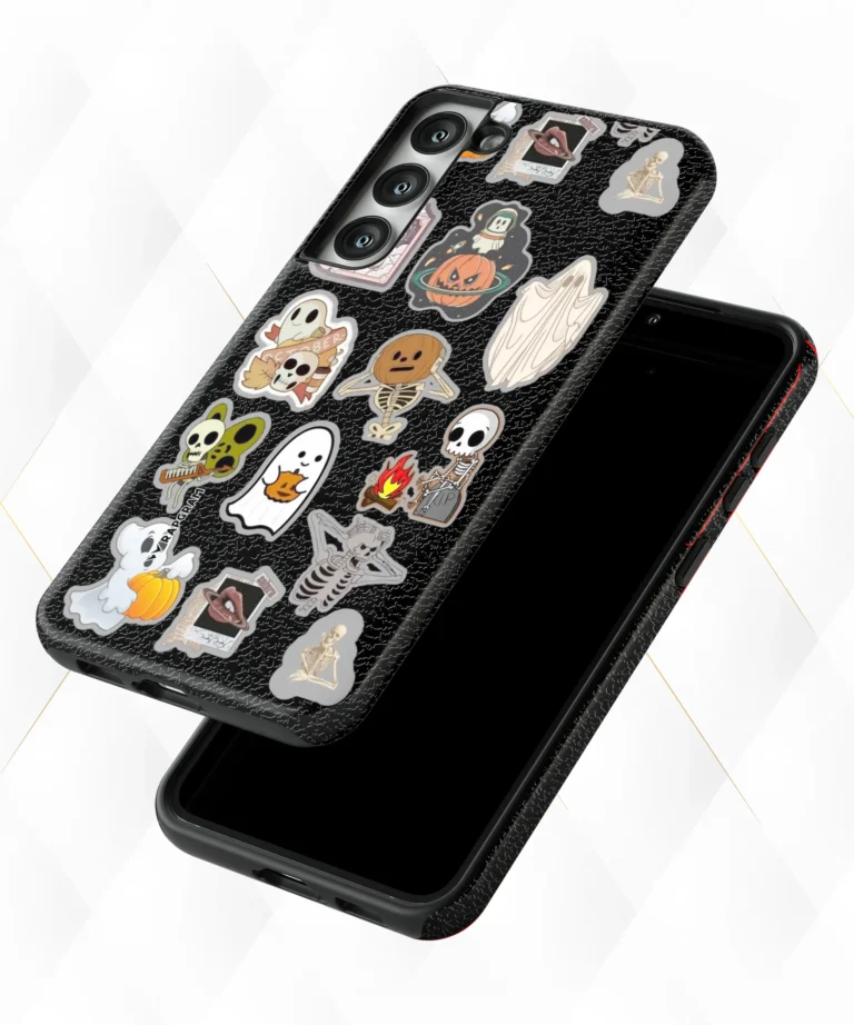 Halloween Club Black Leather Case