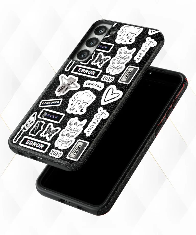 Pretty Girls Black Leather Case