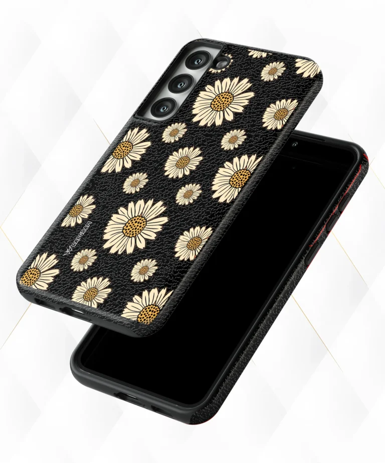 Lillies Black Leather Case