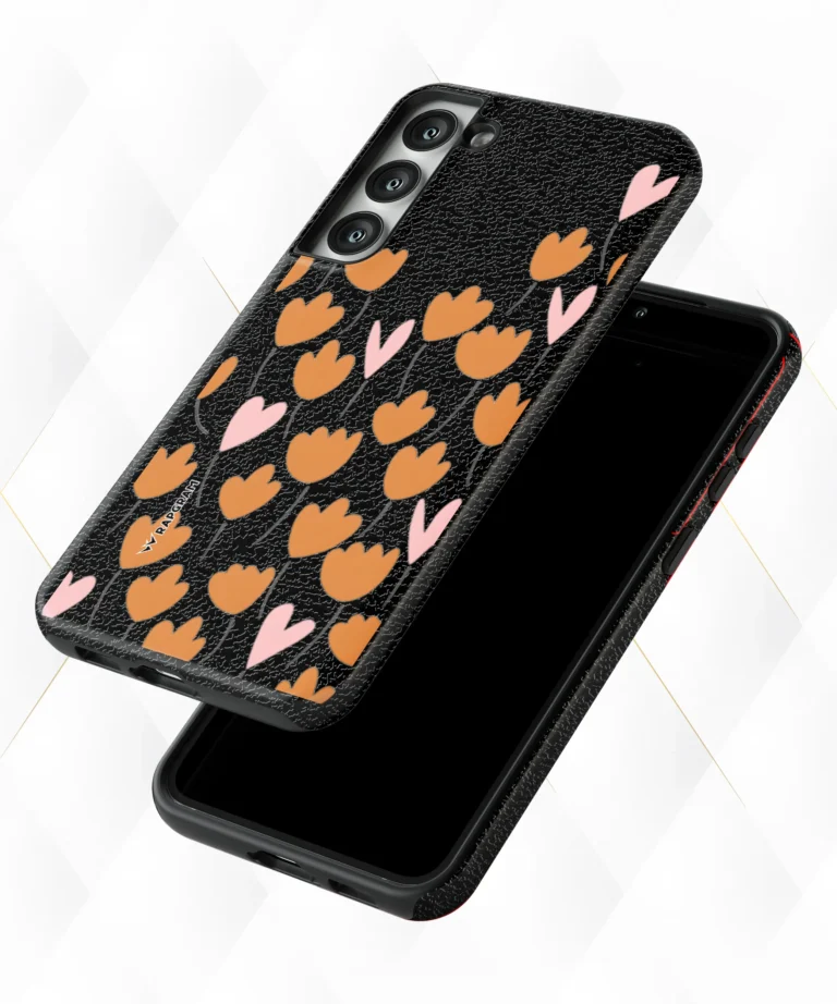 Heart Grows Black Leather Case