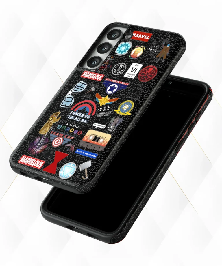 Marvelous Black Leather Case