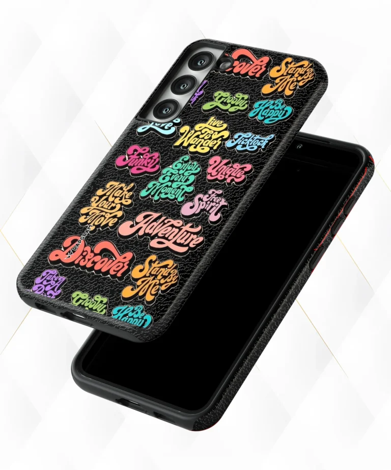 Funky Love Black Leather Case