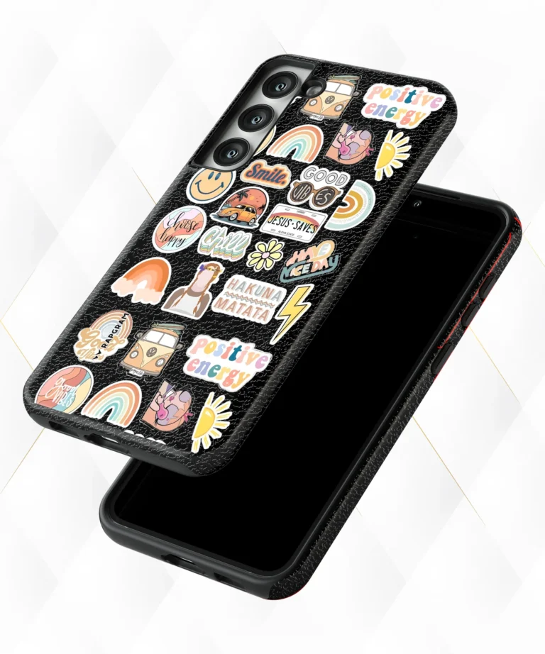 Hakuna Matata Black Leather Case