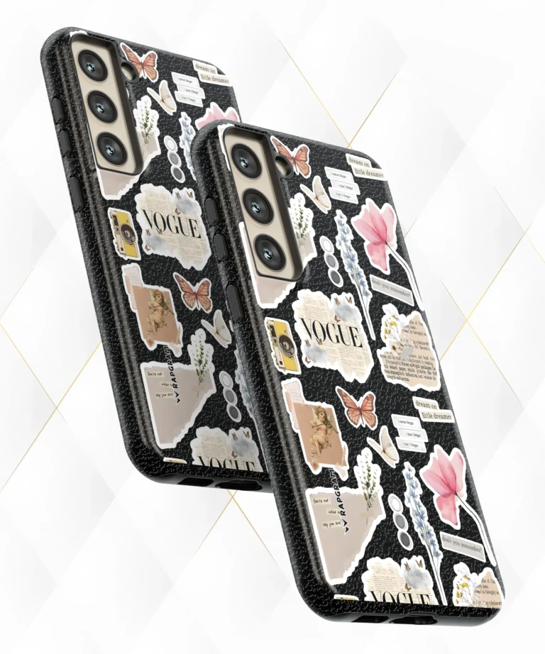 Vogue Stamps Black Leather Case