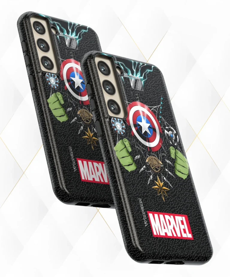 Marvel Avenfers Black Leather Case