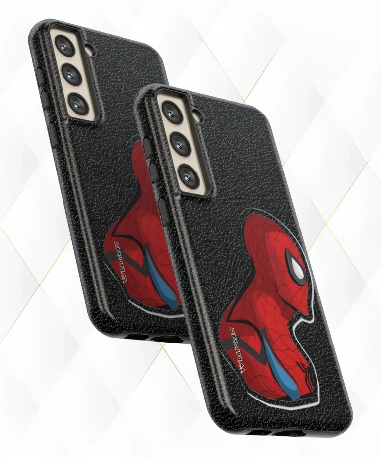 Spider View Black Leather Case