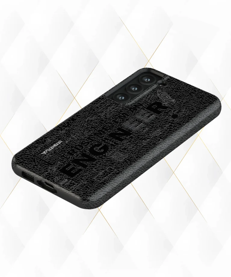 Engineer Trust Black Leather Case