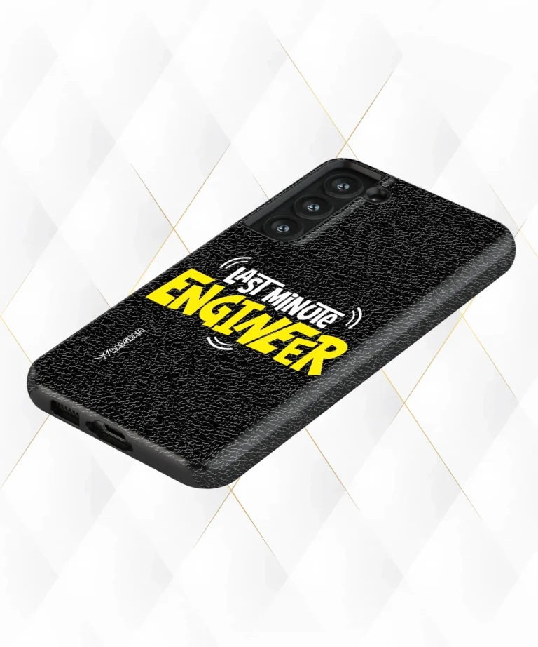 Last Engineer Black Leather Case