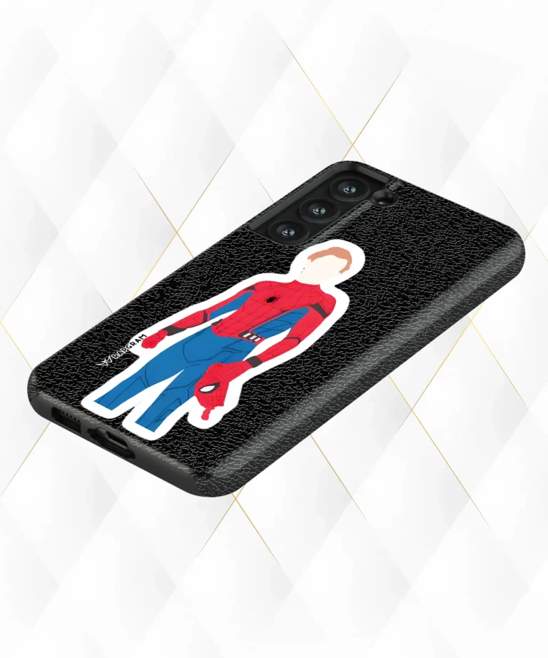 Spidey Tom Black Leather Case