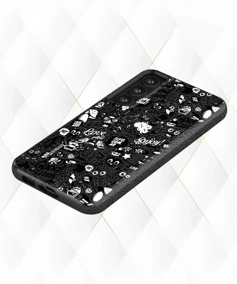 Enjoy Music Black Leather Case