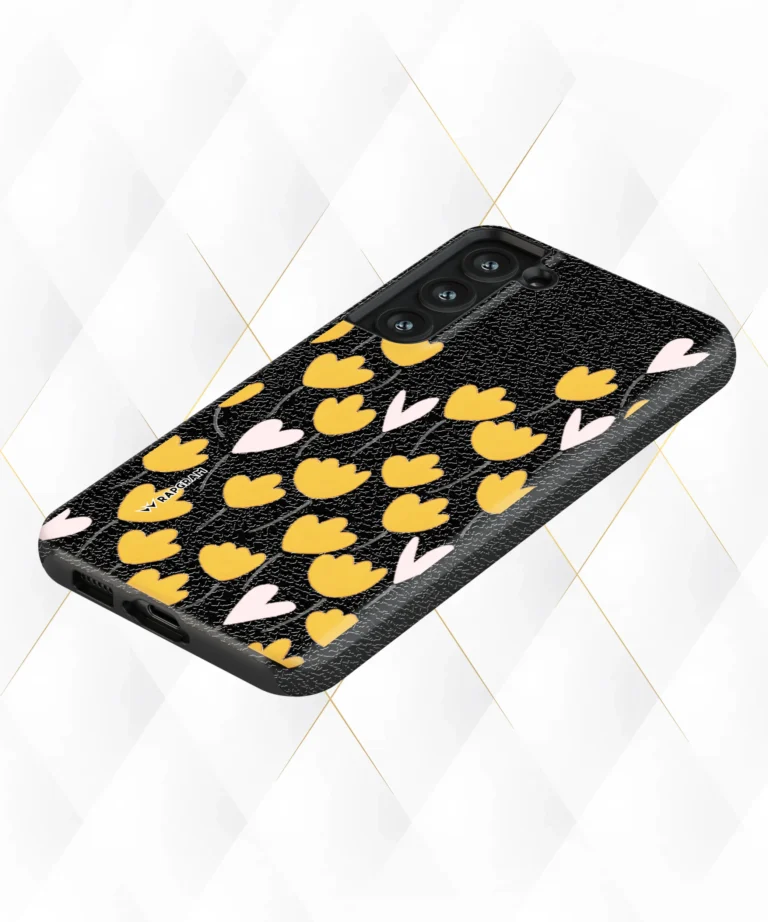 Heart Grows Black Leather Case