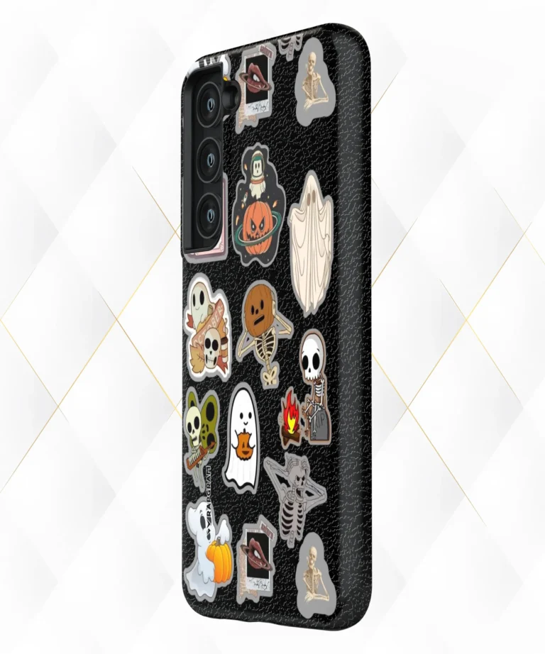 Halloween Club Black Leather Case