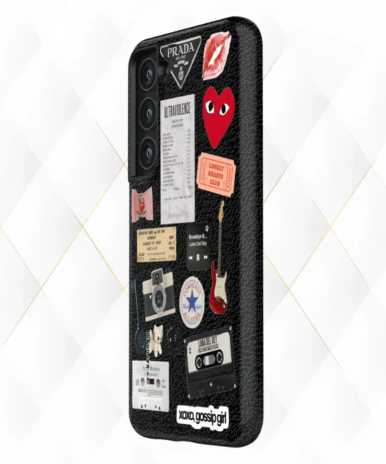 DelRey Club Black Leather Case